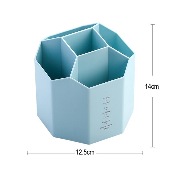 Pennhållare, multifunktionell, förvaringsställ för kontor blue