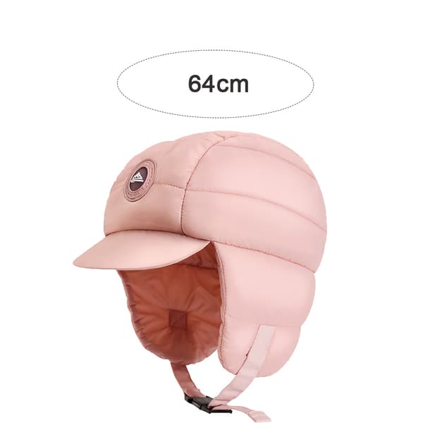 Dame Varm Øreklap Vinterhat Udendørs Vinterhue, Varm Trapper Hat Øreklapper Vinterhat Pink