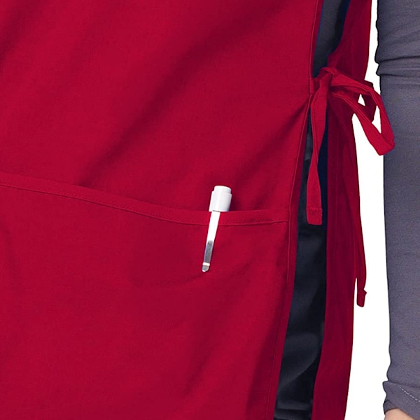 Svart Smock Cobbler Förkläde Konst Förkläde Måla Matlagning Städning Arbete