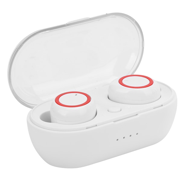 Trådlösa Bluetooth 5.0 Hörlurar S6 Halv In-Ear HIFI Ljudkvalitet Äkta Stereo Hörlurar