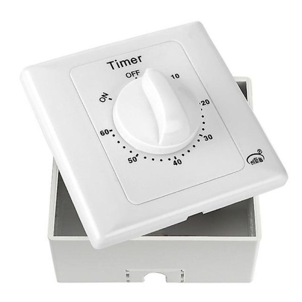 Timer Switch Mekanisk Minut Nedräkning Stäng Av Ström 60min