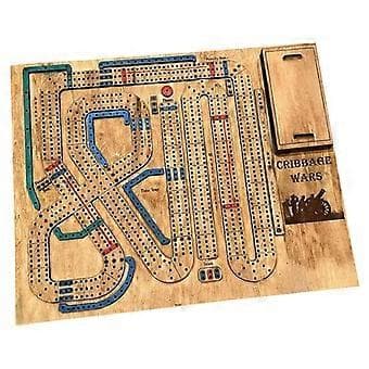 Träprydnad Klassisk Traditionell Cribbage Brädspel Set Vuxna Barn()