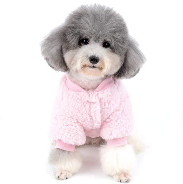 Husdjurskläder Vinter Varm Fleecejacka för Liten Hund Fleece Pullover