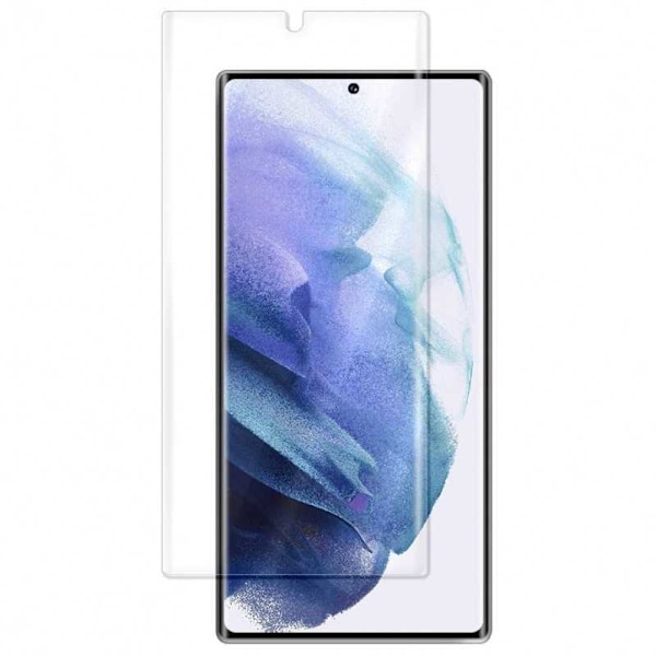 Samsung S22 Ultra Heltäckande 3D PET-Skärmskydd Transparent