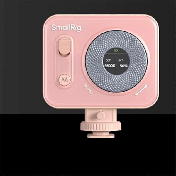 P96 Pro Mini LED Videolys, 2500-6500K Justerbar, CRI95+ til Kameraer, B