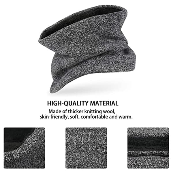 1 set/ 3 st Vintermössa Halsduk Handskar Set för Män och Kvinnor, Mössa Handskar Halsvärmare Set med Varm Stickad Fleece Foder