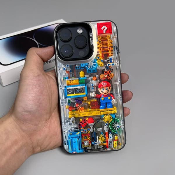Mekanisk Mario Telefondeksel - Kompatibel med iPhone 14 Pro Max A