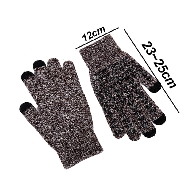 Vinterhandsker til mænd og kvinder - Touch Screen Anti-Slip Silikone Gel style 4