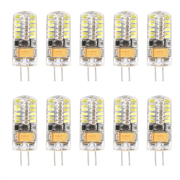 10 st dimbara LED G4-lampor AC12V kristallglödlampor hemlampor pärlor