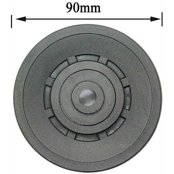 90mm Lager Nylon Viktlyftningsrulle, Universal Rulle Kabel