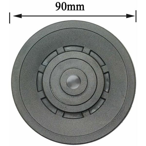 90mm Lagringskule i nylon for vektløfting, universal talje