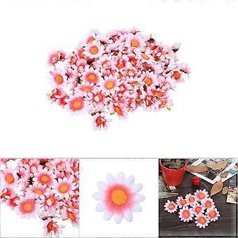 Gerbera Tusindfryd Hoveder Kunstige Stofblomster til Bryllupsfest