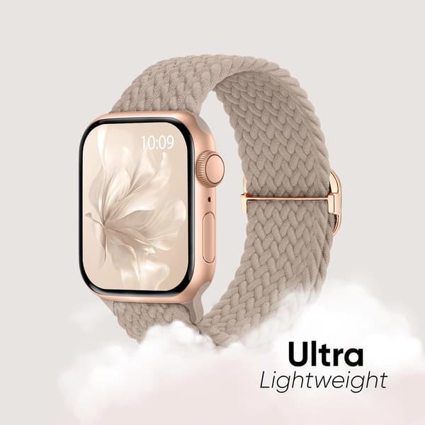5-pak vævet rem egnet til Apple Watch rem kvinder 40mm 41mm 38mm 42mm E