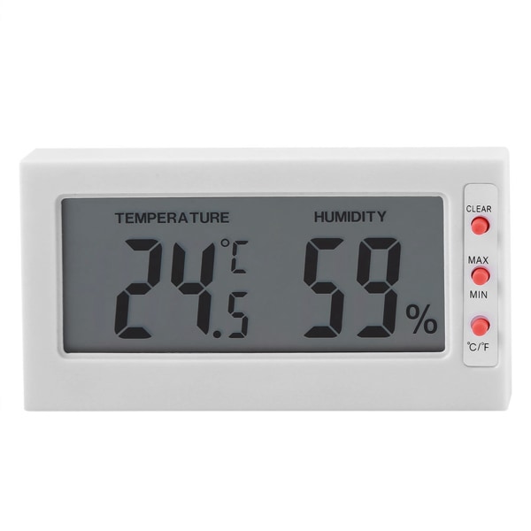 Digital termometer hygrometer temperatur fuktighetsmätare stor