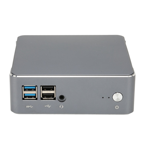 Mini PC 12GB 256GB Dubbel DDR4 2.4G 5.0G Dubbelband WiFi Enkla Mini Stationära Datorer för Spel Hemmakontor 110‑240V EU-kontakt