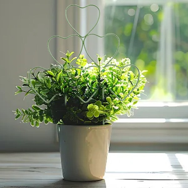 Inomhusväxtstöd, används för klätterväxter, stapelbart trädgårdsstöd, krukväxtstöd, litet husväxtstöd, vin- och murgrönsblomväxt green