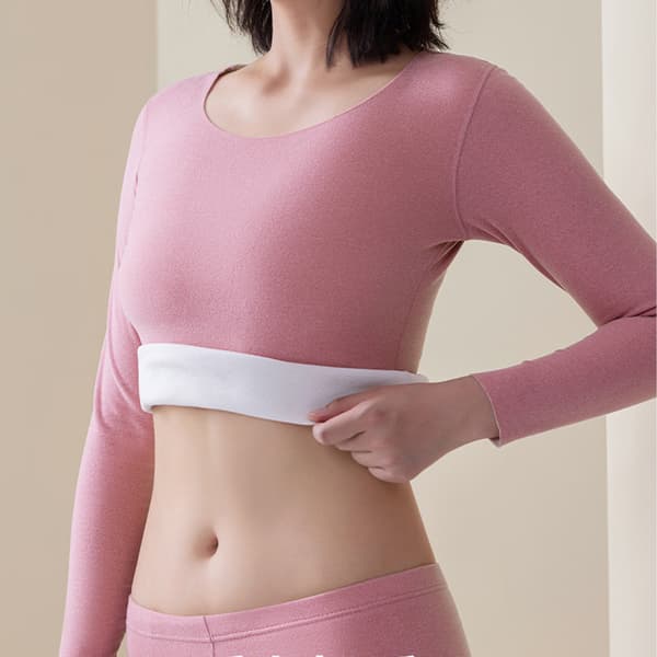 Dame 3-delt Langærmet Toppe Rund Hals Stretch Fitted Underscrubs Lag Tee Shirts Toppe