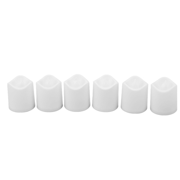 12PCS LED-värmeljus, flamlös, miljövänlig, återanvändbar