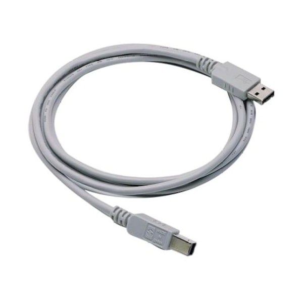 Skrivarkabel USB, 2 meter grå 2 m