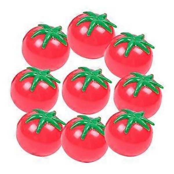 Barnleksaker Kläm Tomat Squishy Bollar Stress Relief Fidget Leksak