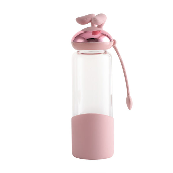 350 ml trendig tecknad kanin glas vatten dricka flaska kopp