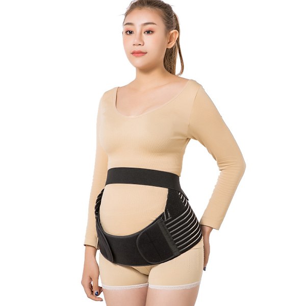 Graviditetsstöd, Mammabälte, Midje-/Rygg-/Magband, Magstöd, Svart, Storlek S-XXL black-M