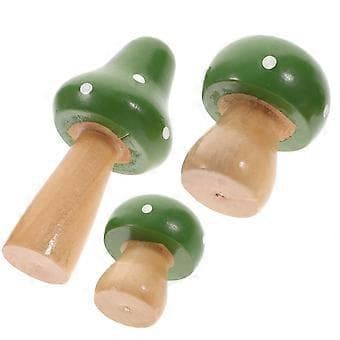 3 stk. Sopp Hagepynt Mikro Landskap Ornament Sopp Ornament Figur