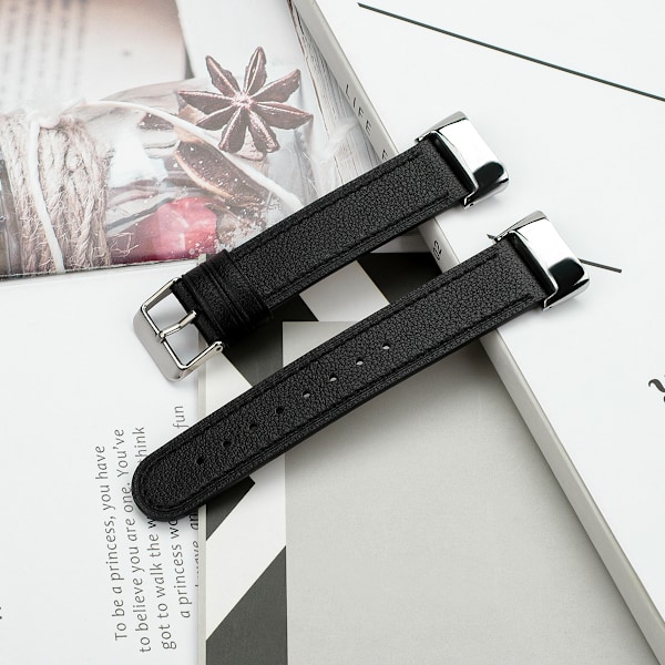 INF Läderarmband Fitbit Charge 5 armband läder Svart