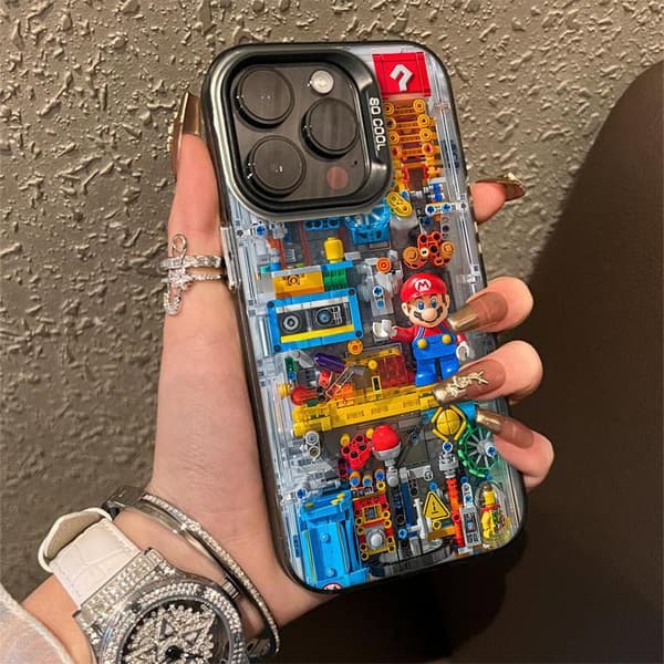 Mekanisk Mario Telefoncover - Kompatibel med iPhone 13 Pro Max A