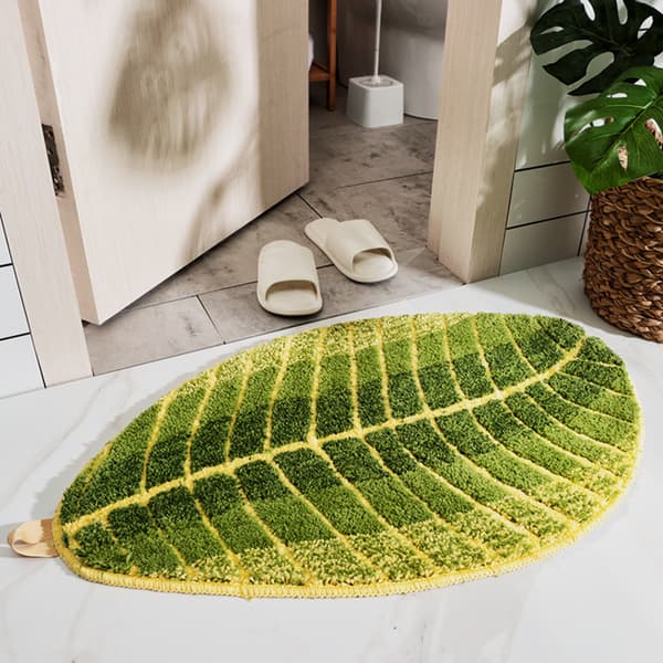 Antislip Bademåtte, Mikrofiber Blød Bademåtte, Vandabsorberende, Maskinvaskbar