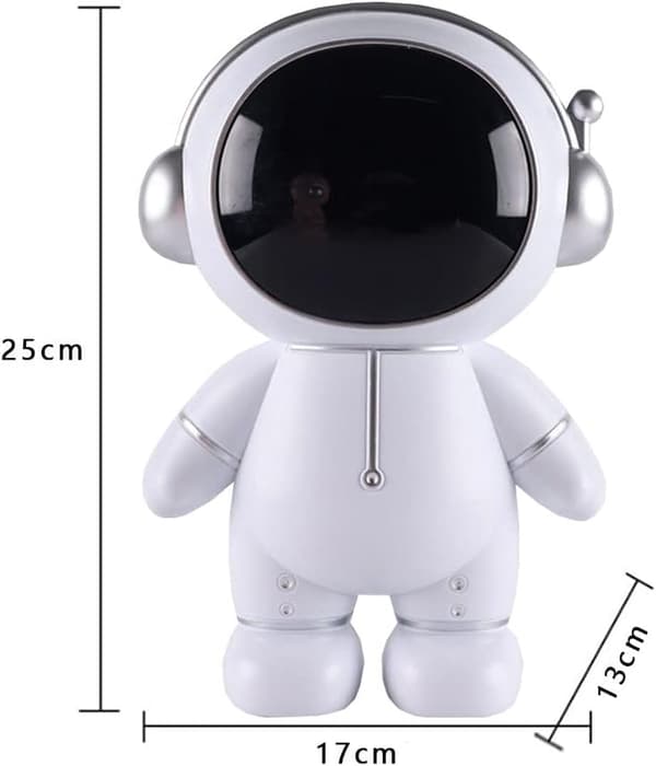 Astronaut Spargris, Seddel- og Myntspar gris, Passer for Gutter