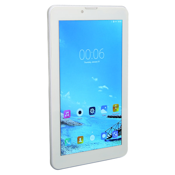 7in Tablet 2.4G 5G RAM 4GB ROM32GB Främre 5MP Bakre 8MP 1960x1080 Octa Cores 5000mAh Tablet för Android10 AU Plug 100 till 240V Röd