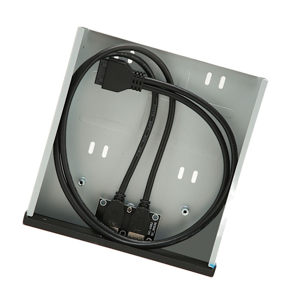 USB3.0 Hub Frontpanel 5.25in 2 USB-portar 19pin 5Gbps Frontpanel för optisk enhet för PC-datorchassi