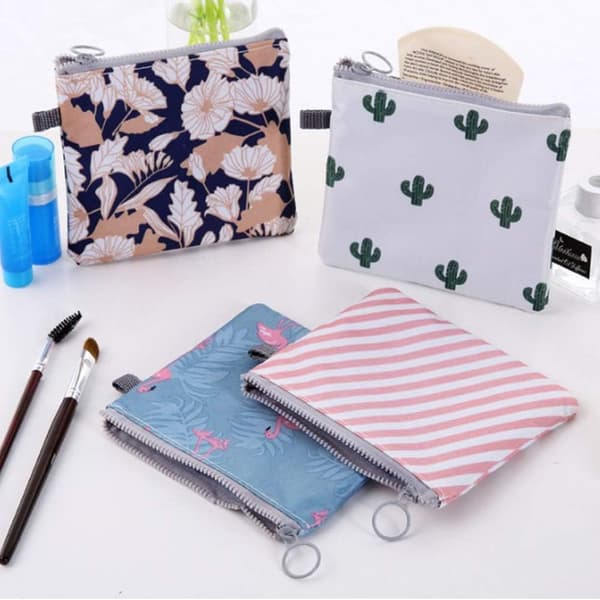 4 STK Menstruationspose Hygiejnebind Opbevaringspose Organizer Rejse Z