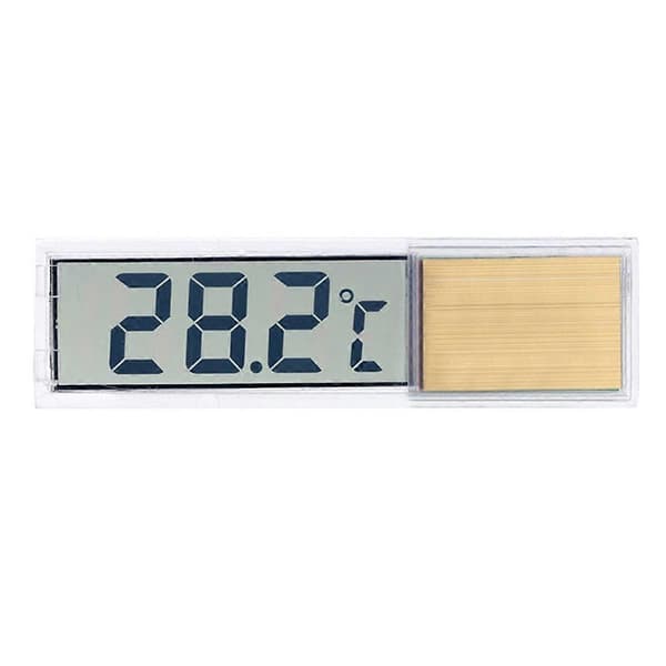 Akvarietermometer Elektronisk LCD Digital Akvarium Temperaturmåler Akvarietilbehør Gull