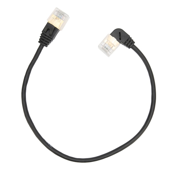 Cat8 Ethernetkabel CAT8 OD 3,8mm Guldpläterade Kontakter 30cm Hane till Hane Ethernetkabel för Switch Server