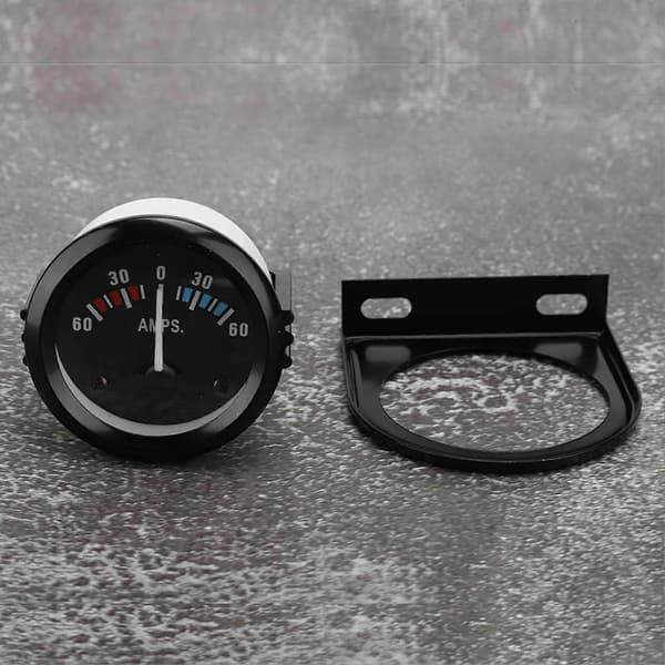 2 tommer 52 mm bilamperemeter voltmeter 60-0-60A AMP-måler voltmeter til modifikation