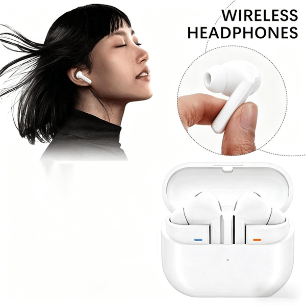 Trådløse Bluetooth-øretelefoner kompatible med Galaxy Buds3 Pro In-Ear-øretelefoner (hvid)
