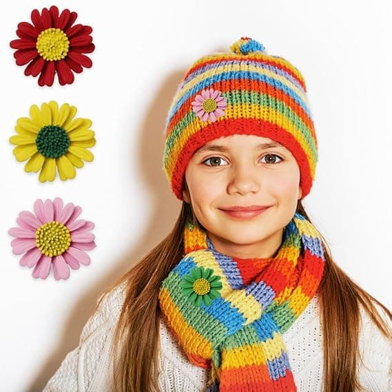 6 Stykker Daisy Blomsterbroche Kvinder Daisy Broche til Kvinder Tøj