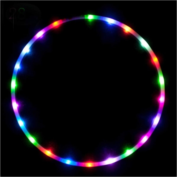 LED Hoop, Colorful Strobing och Changing Hoop Light Up LED