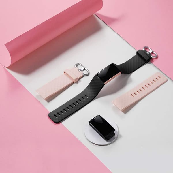 2-pak Erstatningsremme Kompatible med Fitbit Charge 3/Fitbit C