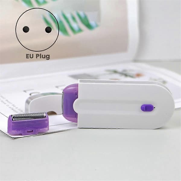 USB Genopladelig Kvindelig Epilator Bærbar Kropshårfjerner Roterende Ansigt Ben Bikini Læbe Depilator Hårfjerner EU Stik