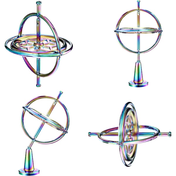 Precision Gyroskop Metall Anti-Gravity Spinning Top Balansleksak