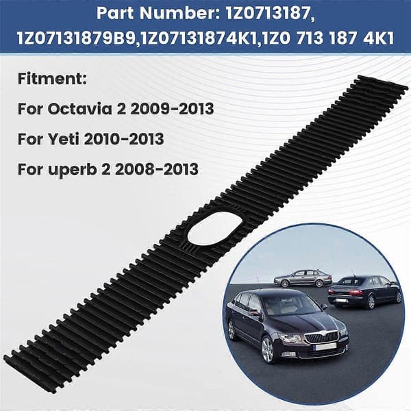 Bilinteriör Handbroms Blind Shutter Slider Strip Antidust Cover Trim 1Z0713187 för 2 A5 Superb Mk2 3T