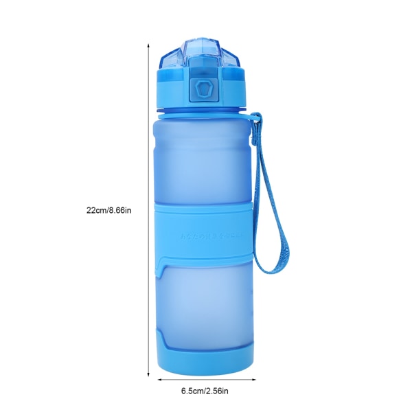 500 ml bärbar vattenflaska läcksäker sport cykling resor