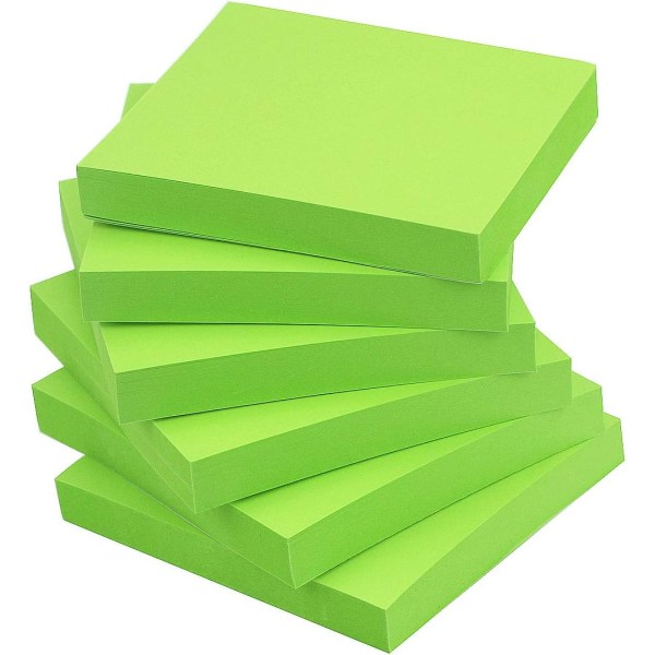 Sticky Notes 3x3 tum ljusa färger Self-Stick Pads 6 pads/pack