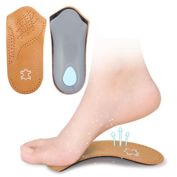 Mjuk Bekväm Half Arch Insoles Skor Innersula Sneaker Insert