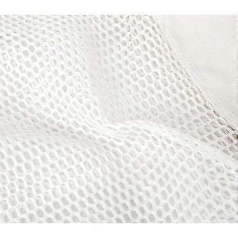Handleveske Canvas Nylon Mesh Tredimensjonal Handleveske Strandveske * Hvit