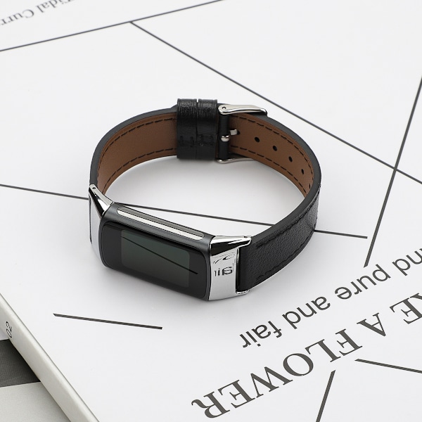 INF Läderarmband Fitbit Charge 5 armband läder Svart