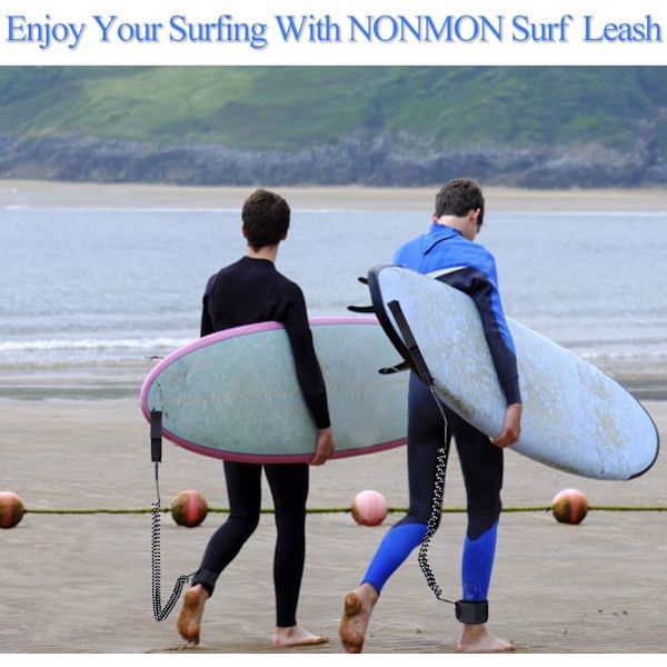 Surf Straps, Coiled Sup Straps - Design - Premium til åbent vand